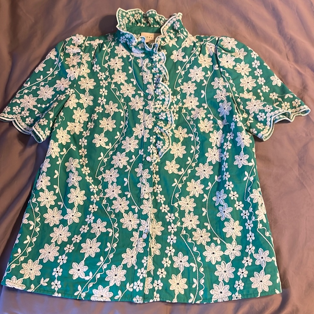 Sézane chemise dahlia shirt